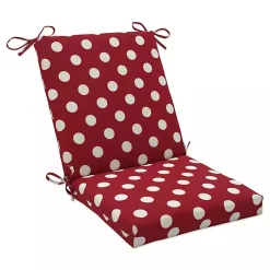Clearance Kirklands Home Red & White Polka Dot Outdoor Chair Cushion
