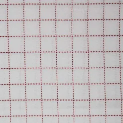 New Kirklands Home Red & White Woven Patterns 5-pc. Dish Towel Set