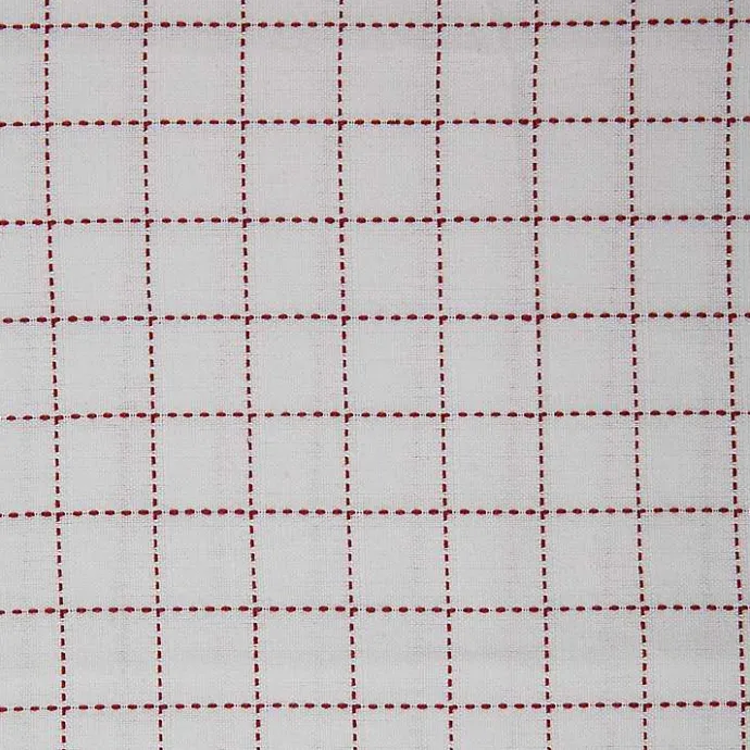 New Kirklands Home Red & White Woven Patterns 5-pc. Dish Towel Set
