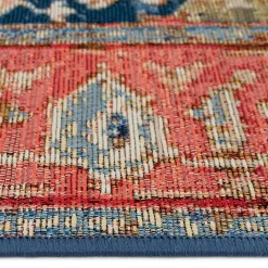 Sale Kirklands Home Diamond Medallion Indoor/Outdoor Rug, 3x4 Red