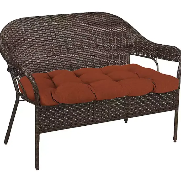 Sale Kirklands Home French Edge 3-pc. Outdoor Wicker Cushion Set Red