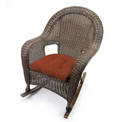 Sale Kirklands Home French Edge 3-pc. Outdoor Wicker Cushion Set Red