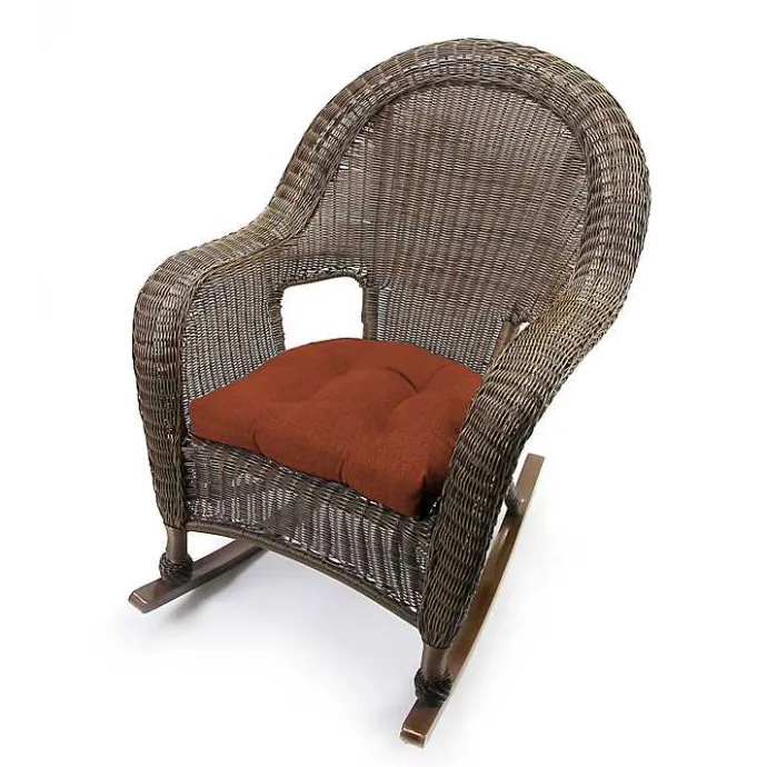 Sale Kirklands Home French Edge 3-pc. Outdoor Wicker Cushion Set Red