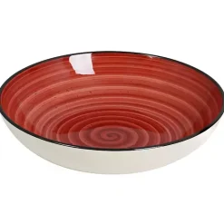 Online Kirklands Home Gia Stoneware 24-pc. Dinnerware Set Red