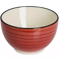 Online Kirklands Home Gia Stoneware 24-pc. Dinnerware Set Red