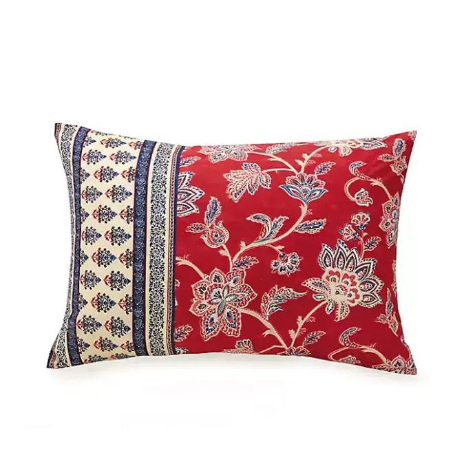 Best Kirklands Home Red Navy Marbella Queen 5-pc. Comforter Set