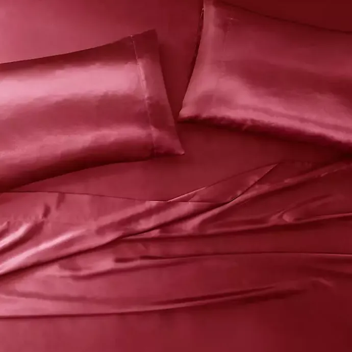 Best Kirklands Home Satin King 2-pc. Pillow Case Set Red