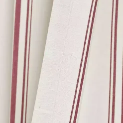 Best Kirklands Home Stripe Farmhouse Curtain Panel Set, 95 in. Red
