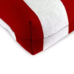 Sale Kirklands Home Red Stripe French 3-pc. Outdoor Wicker Cushion Set