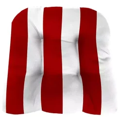 Hot Kirklands Home Red Stripe French 2-pc. Outdoor Wicker Cushion Set