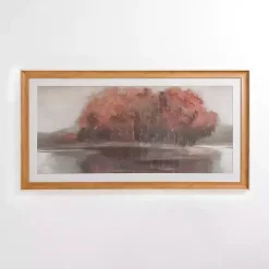 Discount Kirklands Home Red Tree Landscape Framed Art Print