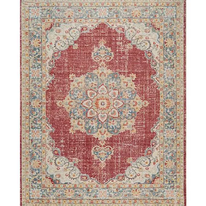 Outlet Kirklands Home Vintage Medallion Area Rug, 2x3 Red
