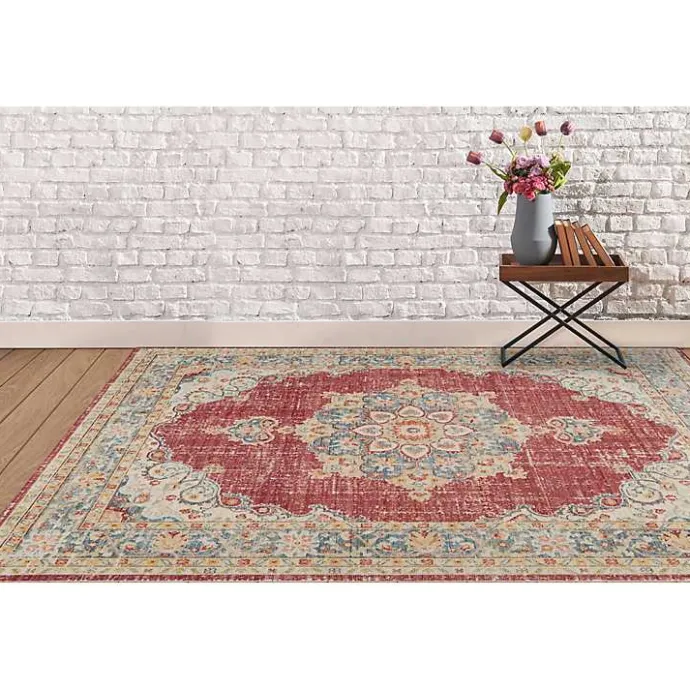Outlet Kirklands Home Vintage Medallion Area Rug, 2x3 Red