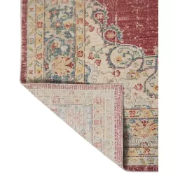 Online Kirklands Home Vintage Medallion Area Rug, 7x10 Red