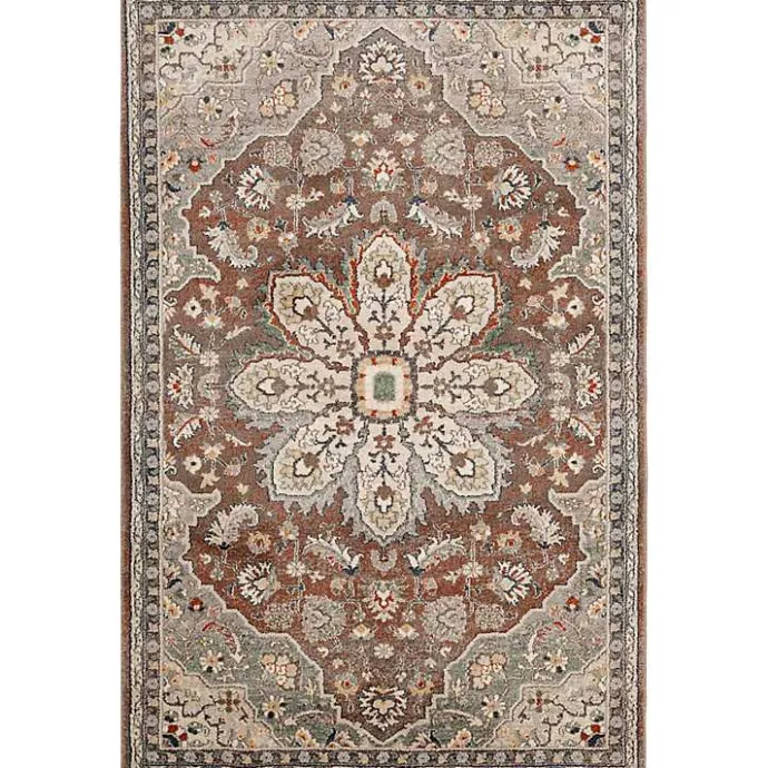 Online Kirklands Home Vintage Medallion Leia Area Rug, 5x7 Red