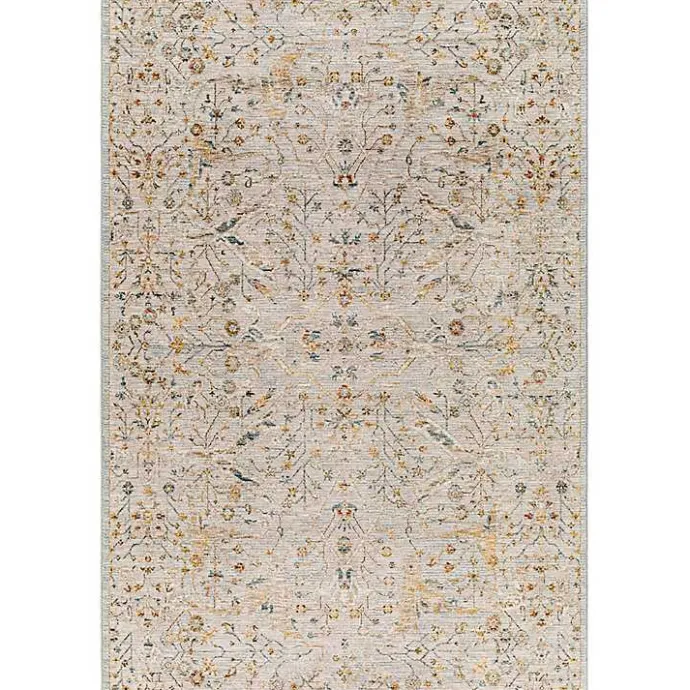 Hot Kirklands Home Reine Cream Abstract Medallion Area Rug, 5x7