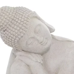 New Kirklands Home Resting Buddha Statue Gray