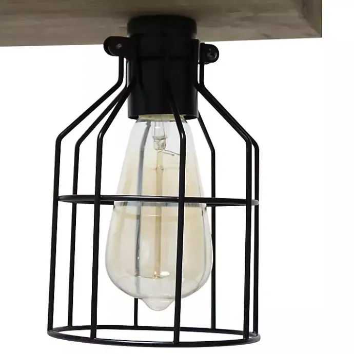 Online Kirklands Home Restored Wood 4-Light Pendant Light