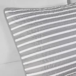 Clearance Kirklands Home Reversible Stripes 4-pc. Twin/Twin XL Quilt Set