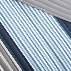 Clearance Kirklands Home Reversible Stripes 4-pc. Twin/Twin XL Quilt Set