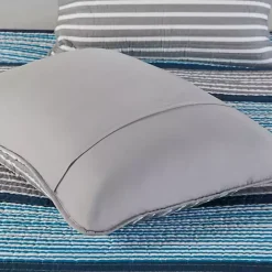 Clearance Kirklands Home Reversible Stripes 4-pc. Twin/Twin XL Quilt Set