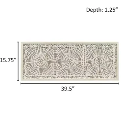 Online Kirklands Home Rice Paper Henna Medallion Wall Plaque