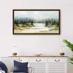 New Kirklands Home River View Framed Canvas Art Print