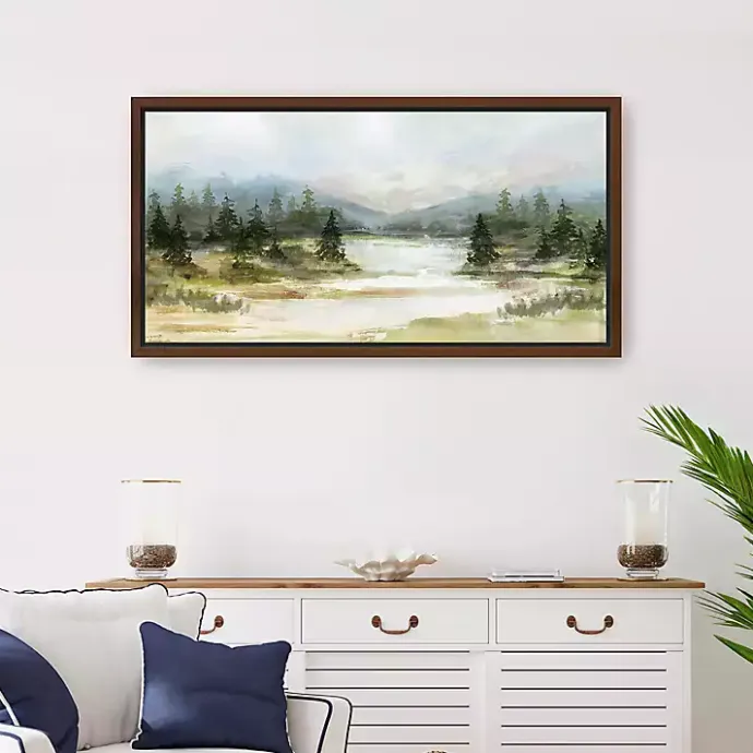 New Kirklands Home River View Framed Canvas Art Print