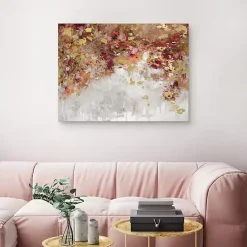 Hot Kirklands Home Robbins Charmed Gold Canvas Art Print