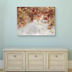 Hot Kirklands Home Robbins Charmed Gold Canvas Art Print
