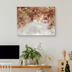 Hot Kirklands Home Robbins Charmed Gold Canvas Art Print