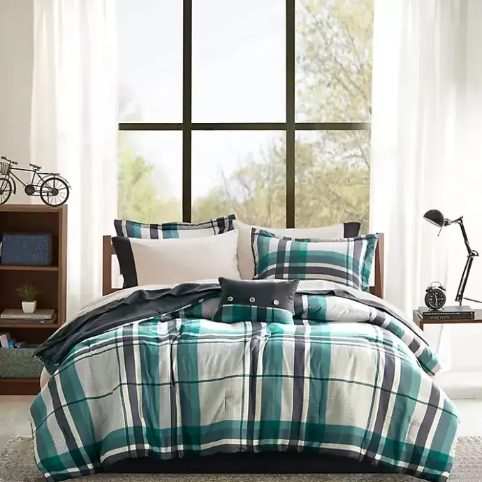 Online Kirklands Home Roger Plaid 9-pc. Full Comforter Set
