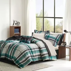Sale Kirklands Home Roger Plaid 9-pc. Queen Comforter Set