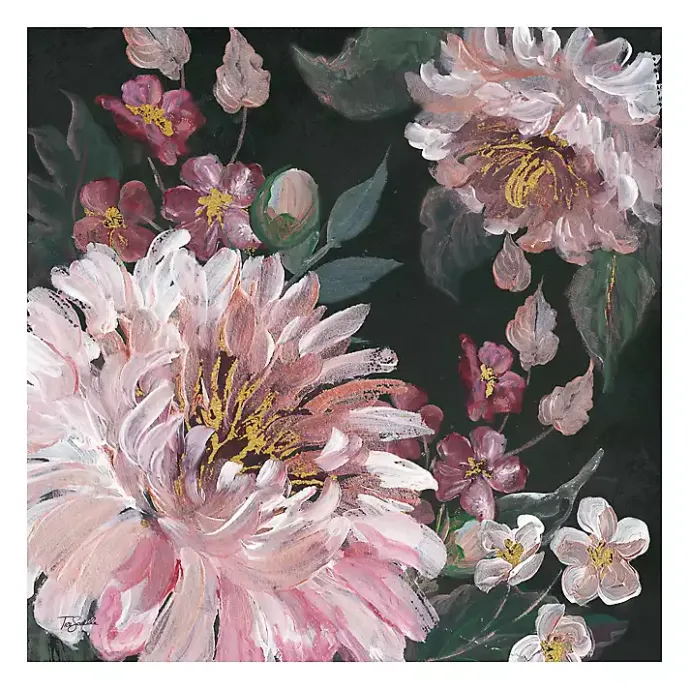 New Kirklands Home Romantic Moody Roses Giclee Canvas Art Print