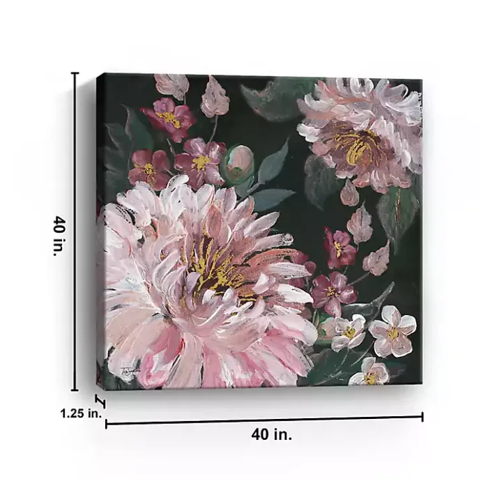 New Kirklands Home Romantic Moody Roses Giclee Canvas Art Print