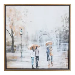 Hot Kirklands Home Romantic Rainy Paris Transitional Framed Wall Art