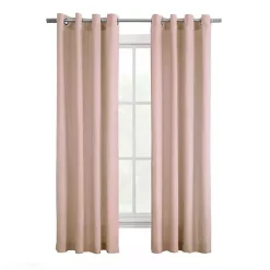 Clearance Kirklands Home Rose Crinkle Harmony Curtain Panel, 63 in. Pink