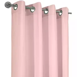 Clearance Kirklands Home Rose Crinkle Harmony Curtain Panel, 63 in. Pink