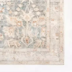 Hot Kirklands Home Rosette Denim Area Rug, 7x9