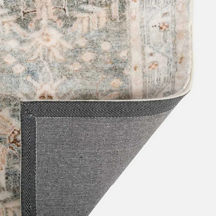 Discount Kirklands Home Rosette Denim Runner