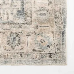 Hot Kirklands Home Rosette Dusty Aqua Area Rug, 7x9