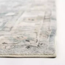 Hot Kirklands Home Rosette Dusty Aqua Area Rug, 7x9
