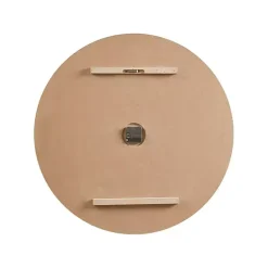 Online Kirklands Home Round Gray and Natural Wooden Wall Clock