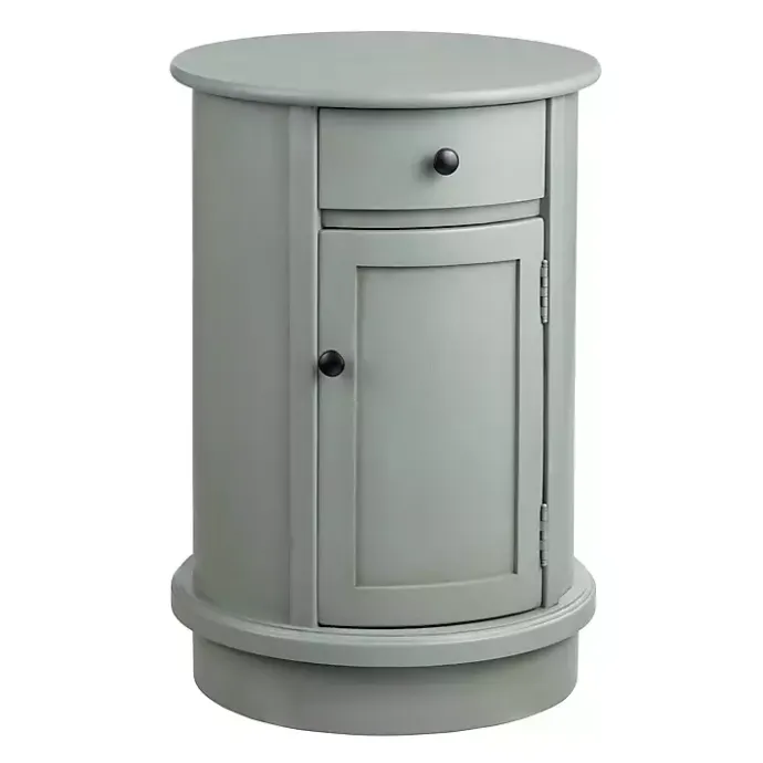 Clearance Kirklands Home Round Beckly Accent Table Gray