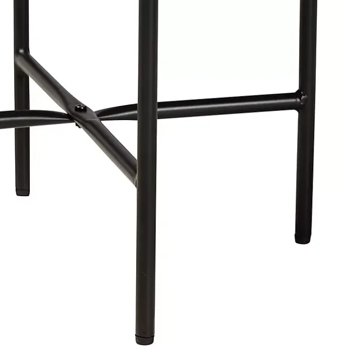 Best Kirklands Home Round Light Wood X Base Accent Table Brown