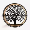 Discount Kirklands Home Round Metal Tree 3-Tier Wall Shelf