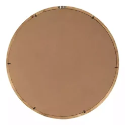 Best Kirklands Home Round Natural Light Wood Wall Mirror