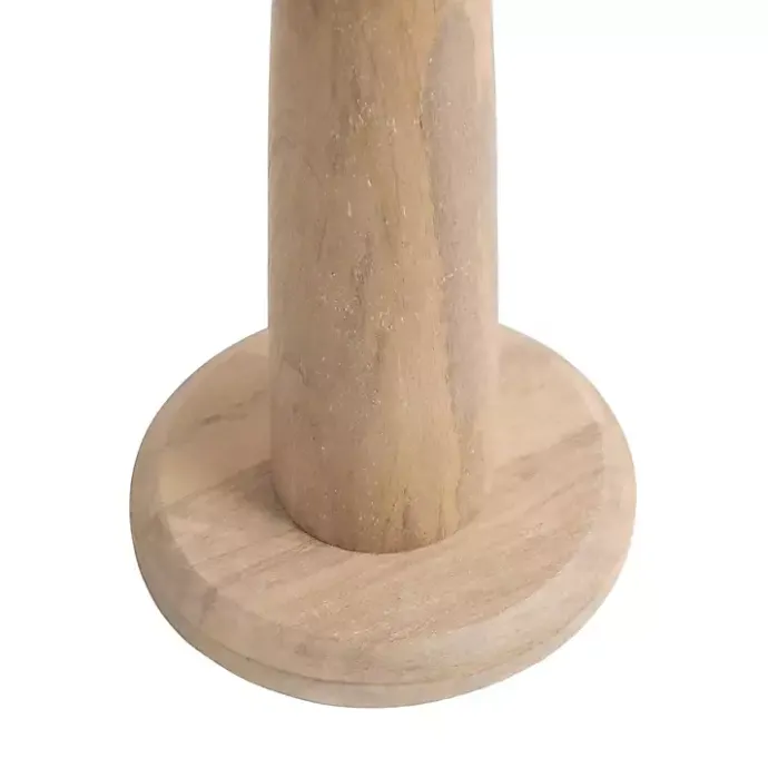 Sale Kirklands Home Round Natural Wood Jess Accent Table Tan