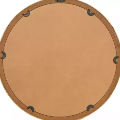 New Kirklands Home Round Seagrass and Bamboo Wall Mirror