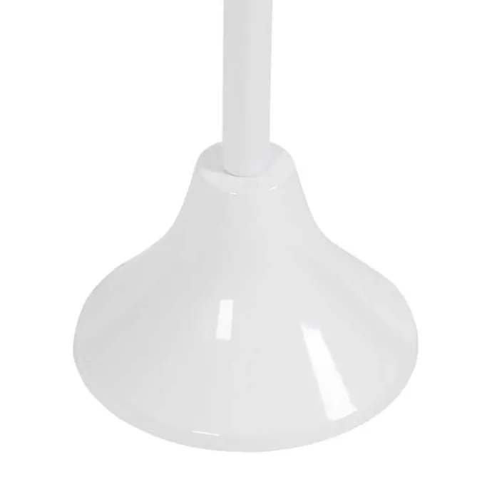 Kirklands Home Round Metal Layla Accent Table White